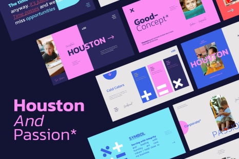 Houston Powerpoint Template - Report