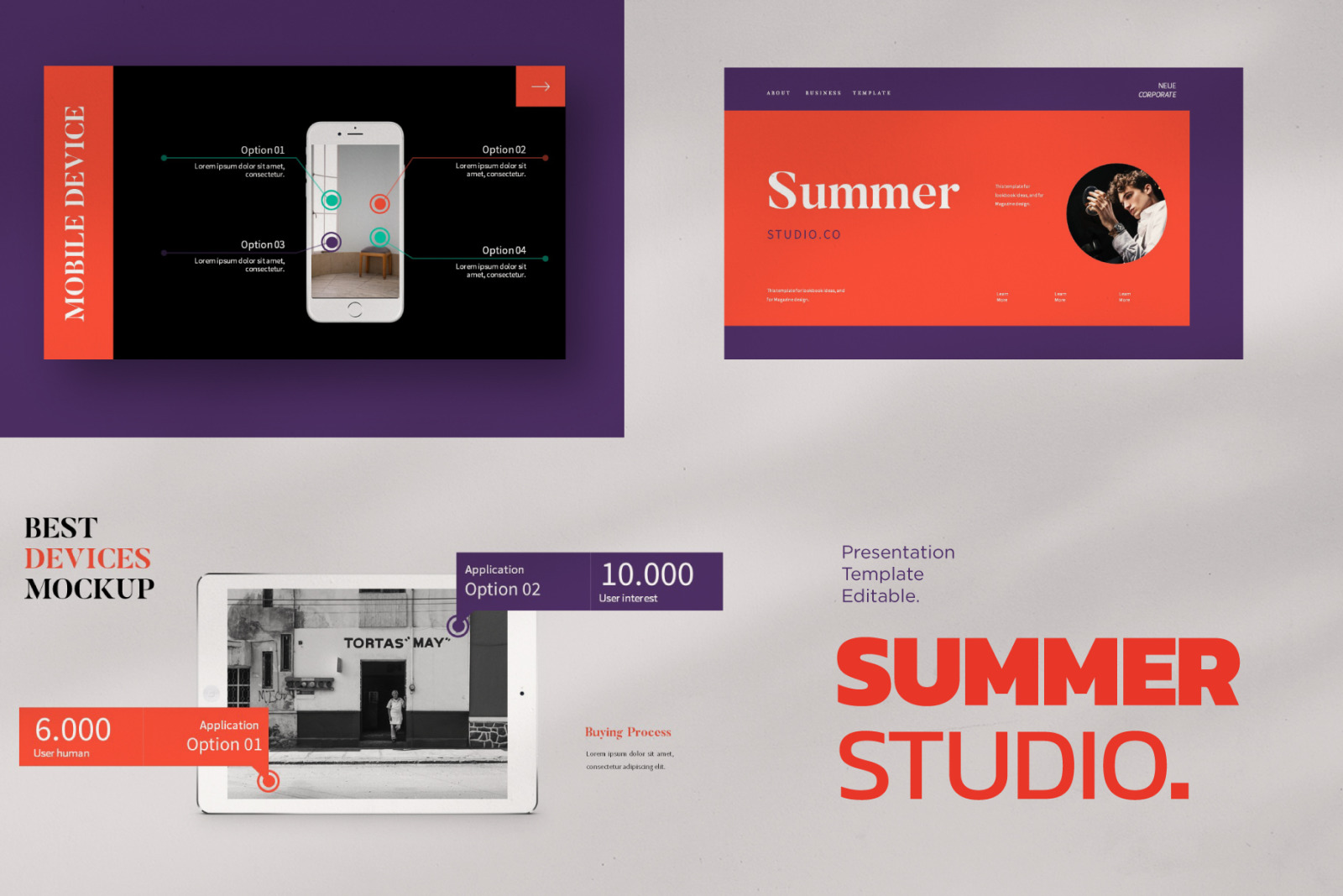 Summer Studio Powerpoint Template