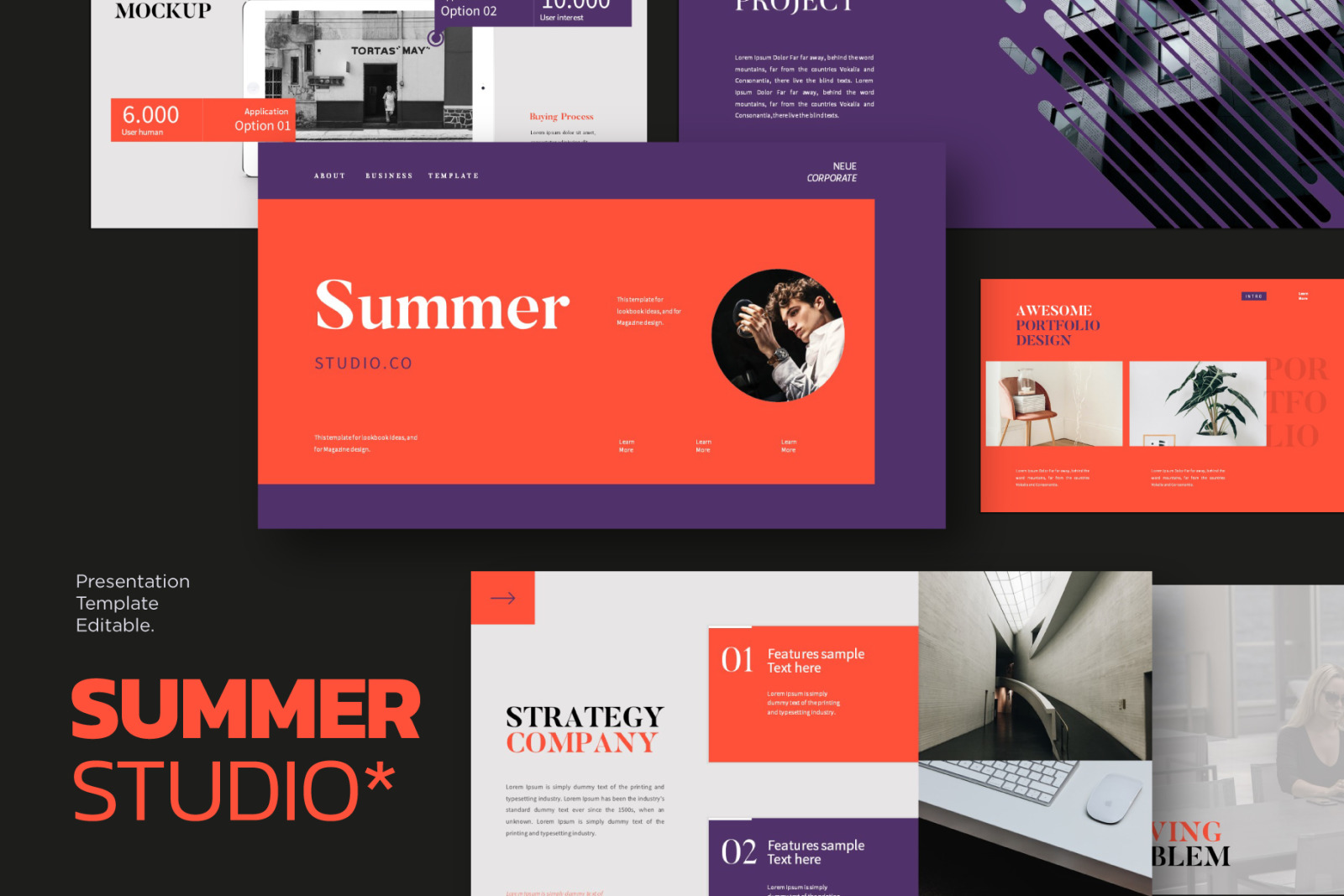 Summer Studio Powerpoint Template