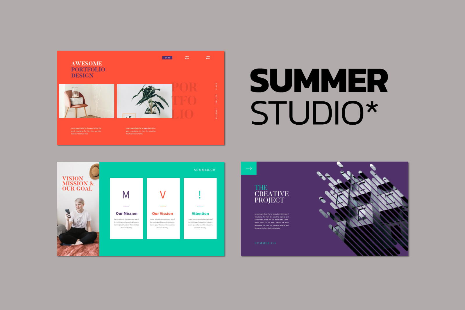 Summer Studio Keynote Template