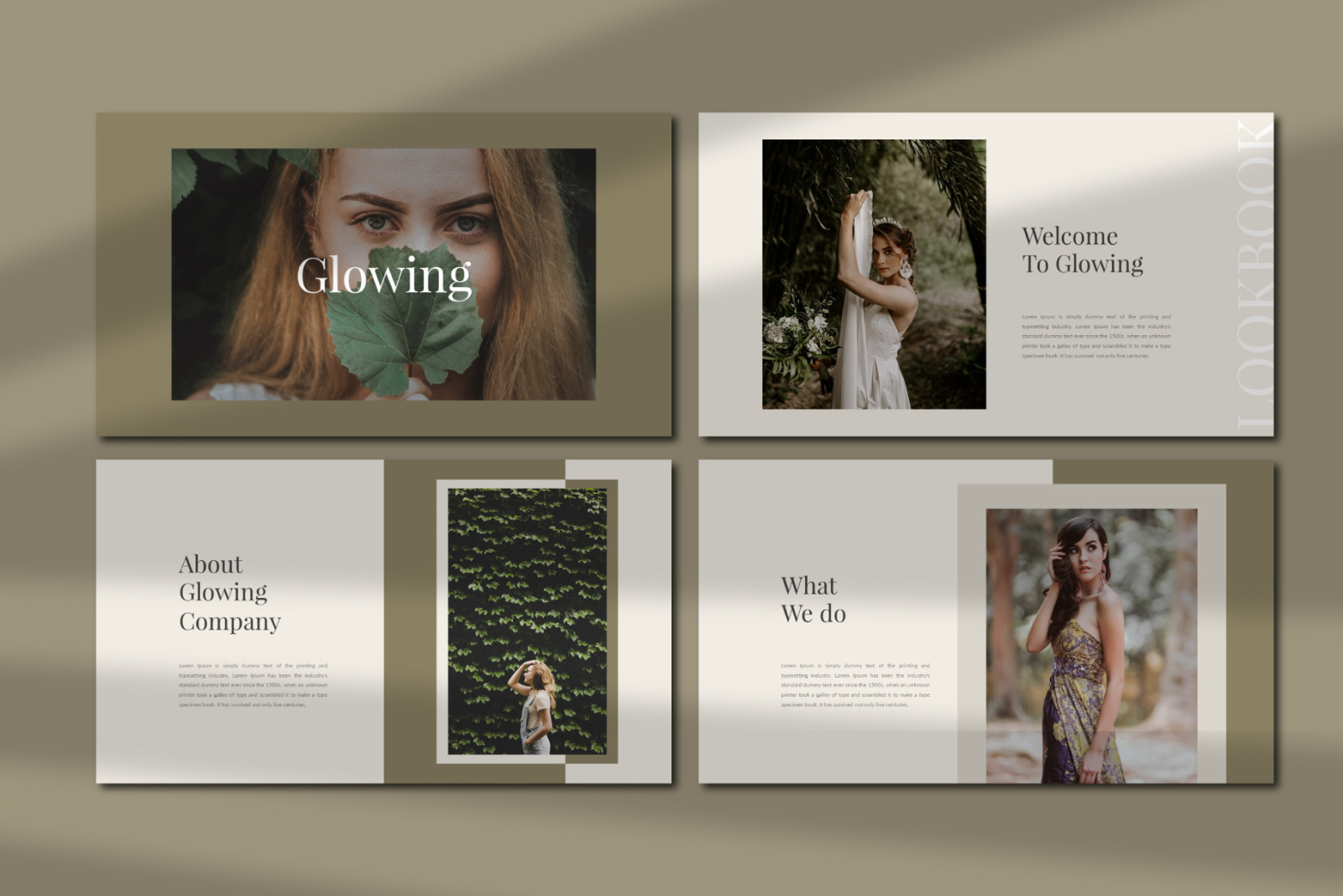 Glowing Powerpoint Template Glowing Powerpoint Template