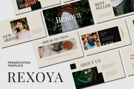 Rexoya Powerpoint Templaate - Report