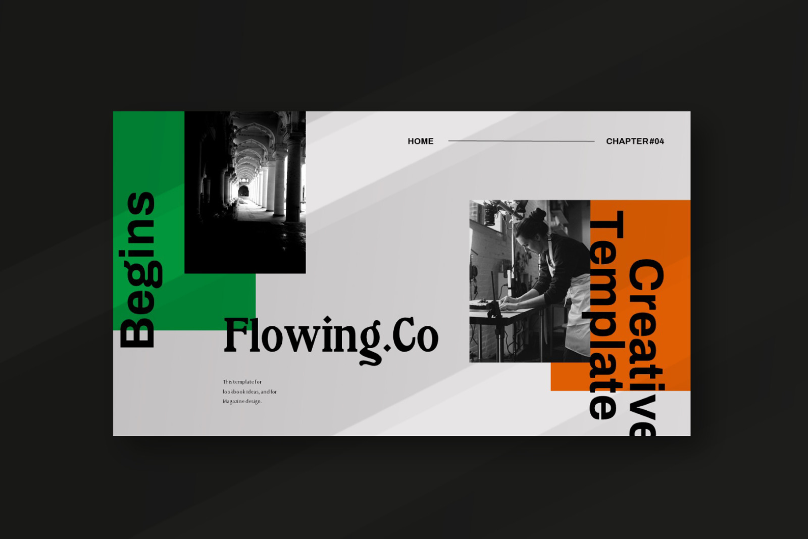 Flowing.Co Powerpoint Template