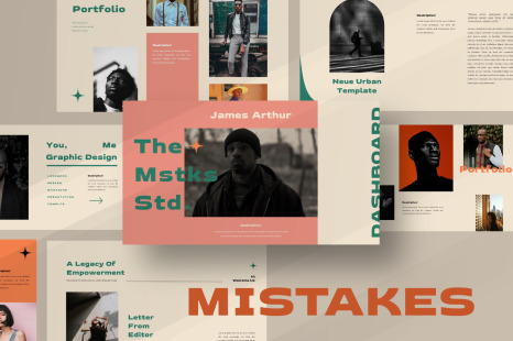 Mistakes Powerpoint Template - Report