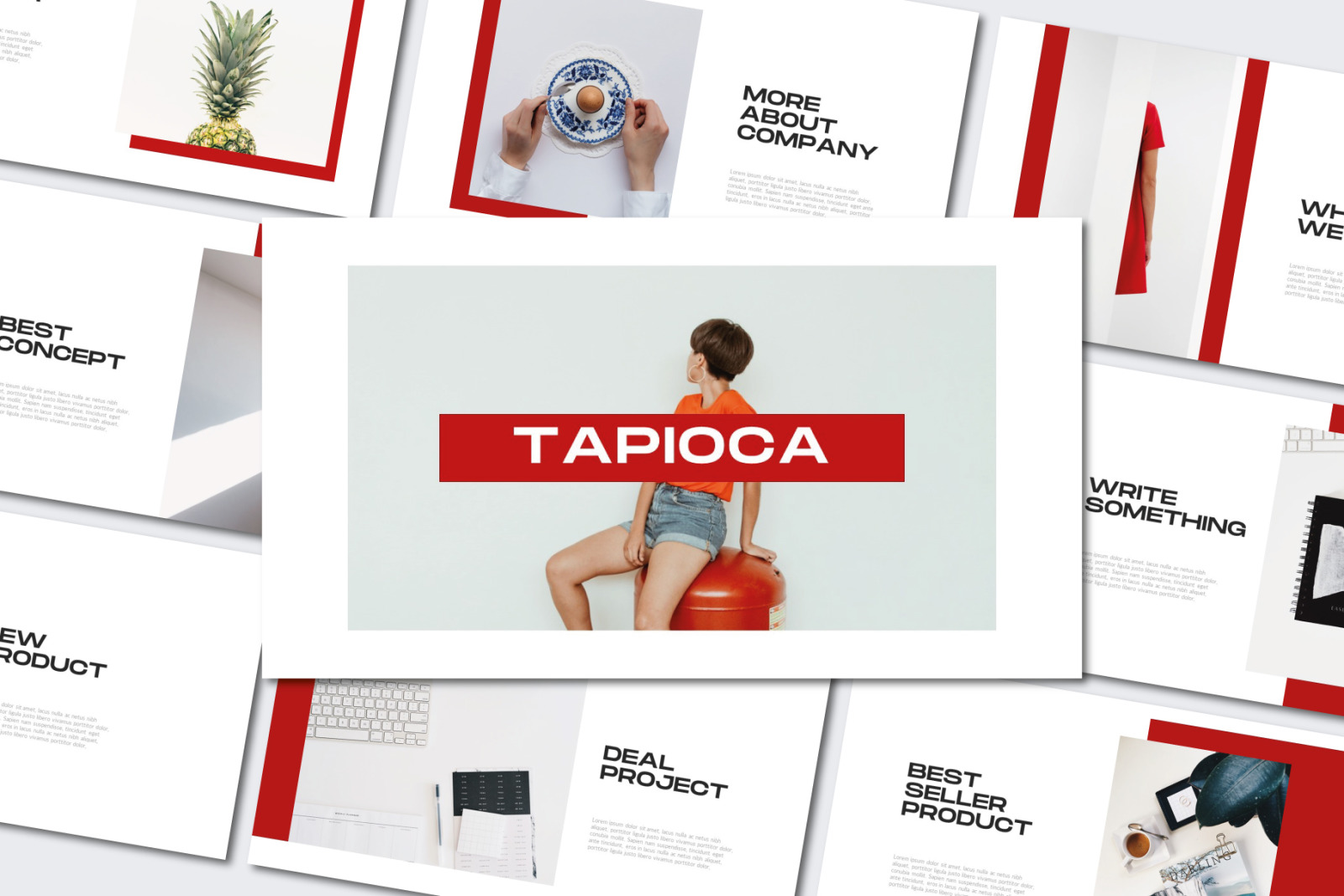 Tapioca Powerpoint Template Tapioca Powerpoint Template
