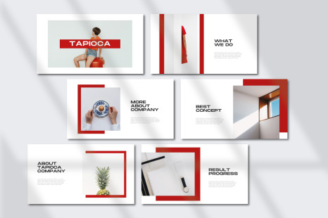 Tapioca Keynote Template - Report