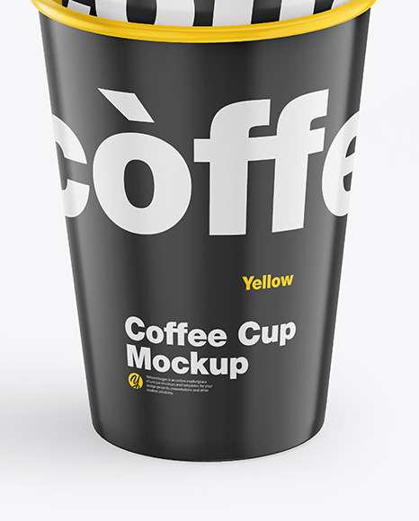 Glossy Coffee Cups Mockup