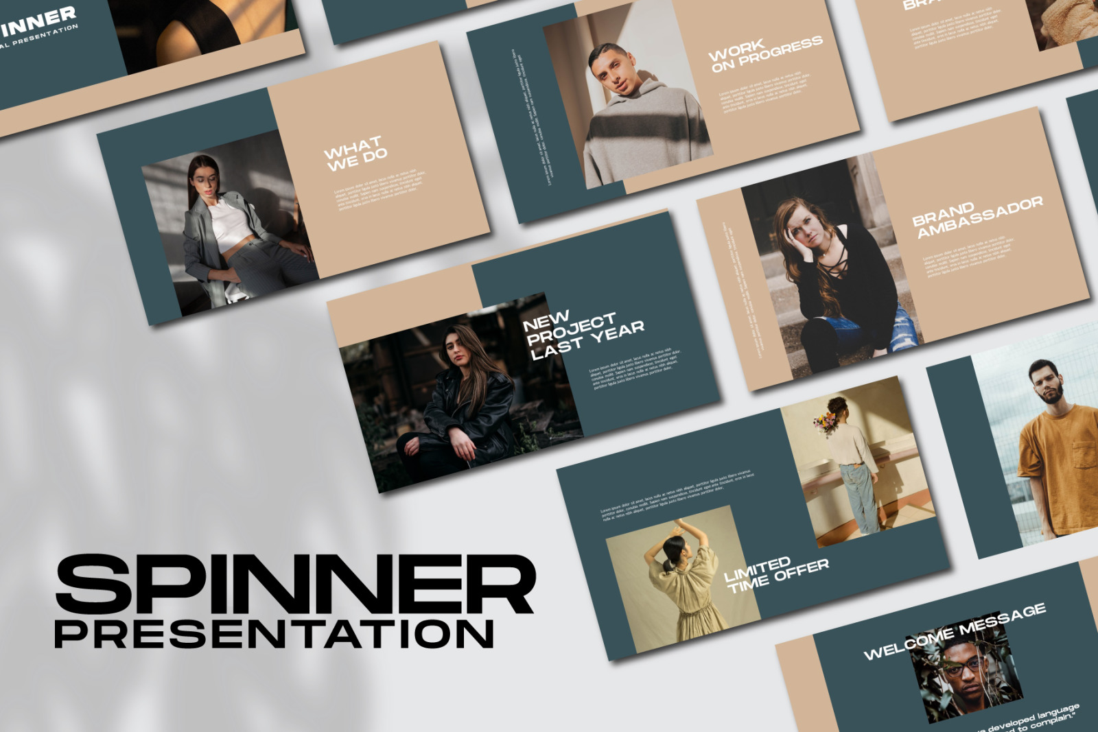 Spinner Powerpoit Template Spinner Powerpoit Template