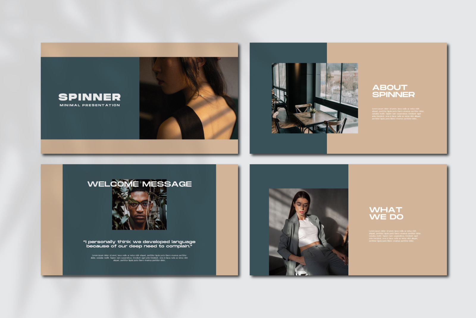 Spinner Powerpoit Template Spinner Powerpoit Template