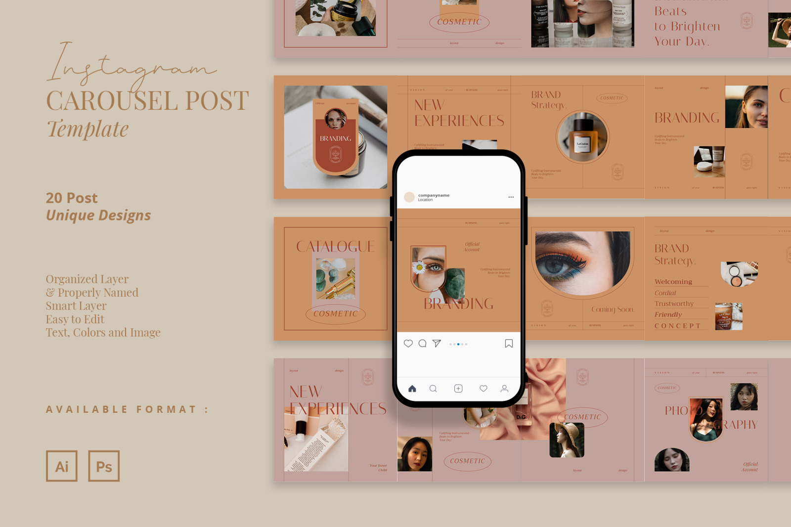 Natural Cosmetic Carousel Instagram