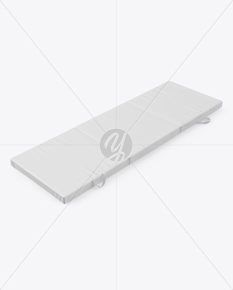 Gymnastic Mat Mockup - Half Side View