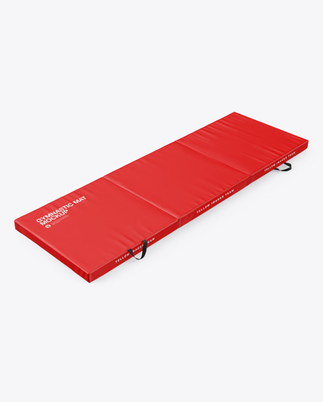 Gymnastic Mat Mockup - Half Side View