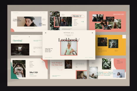 Lookbook Powerpoint Template - Report