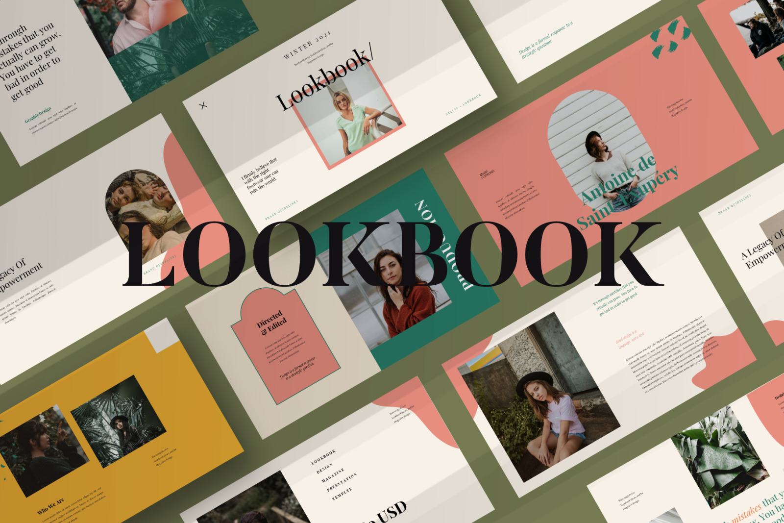 Lookbook Powerpoint Template Lookbook Powerpoint Template