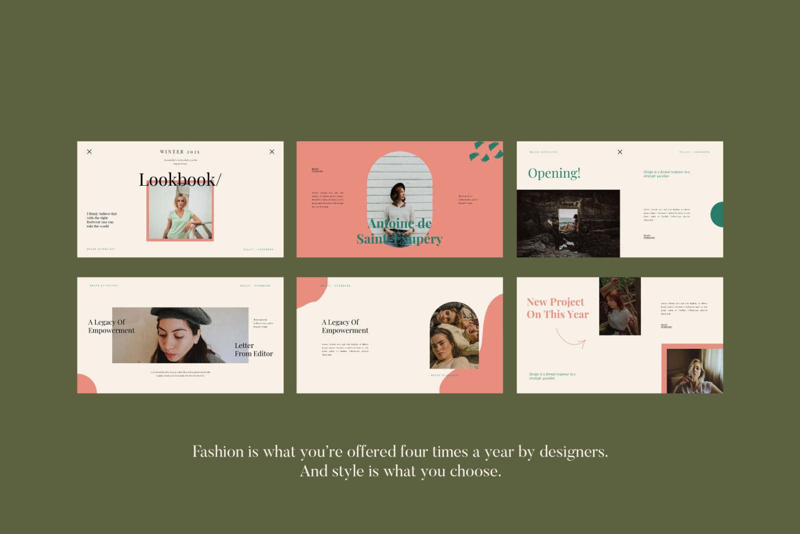 Lookbook Powerpoint Template Lookbook Powerpoint Template