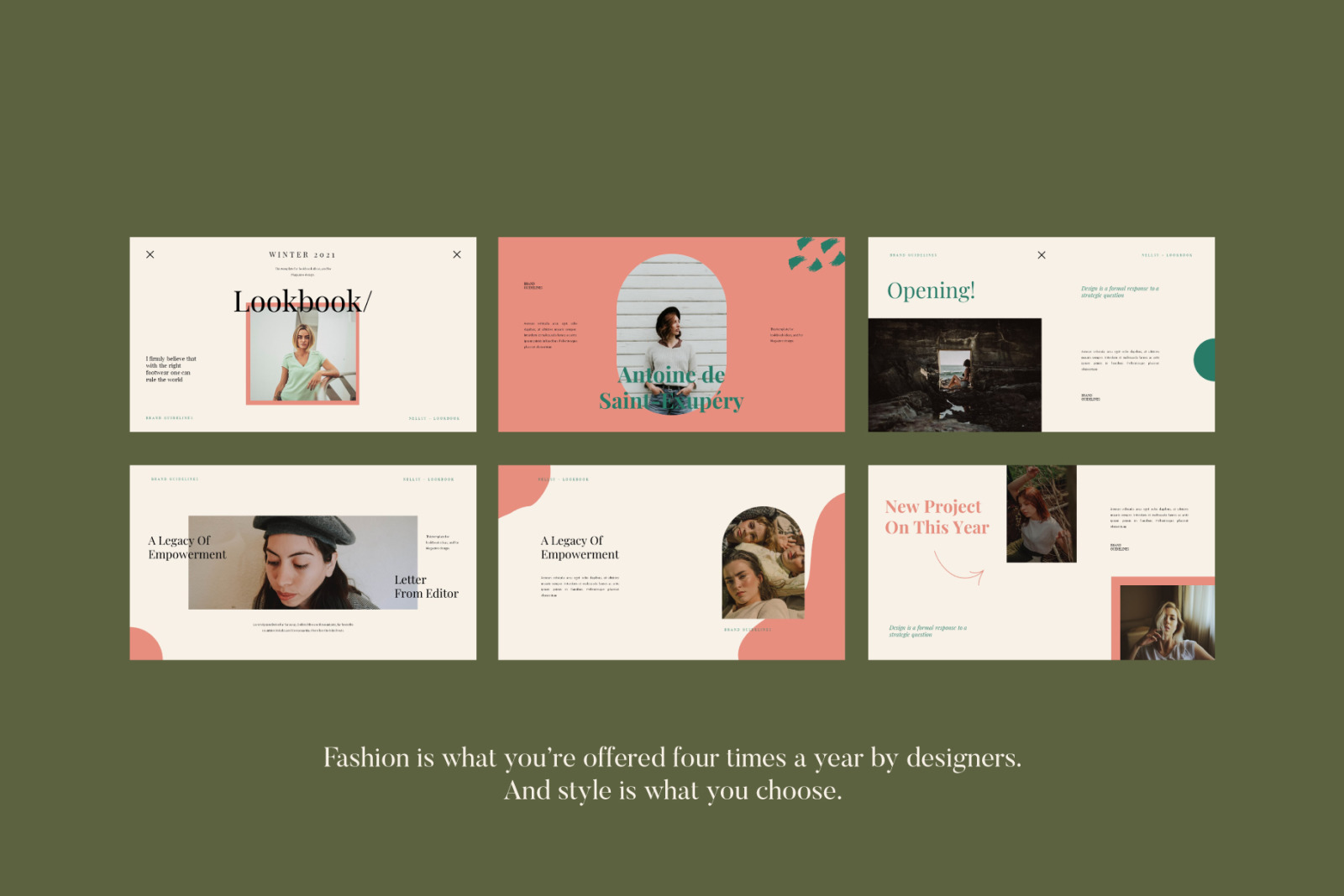 Lookbook Powerpoint Template