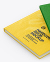 Hardcover Books w/ Fabric Cover Mockup