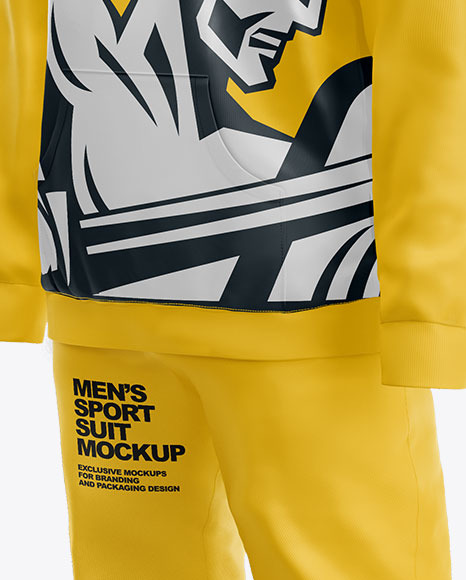 Men’s Sport Suit Mockup – Half Side View Men’s Sport Suit Mockup – Half Side View