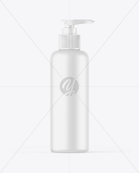 Matte Bottle w/ Closed Pump Mockup