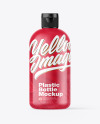 Glossy Plastic Bottle Mockup