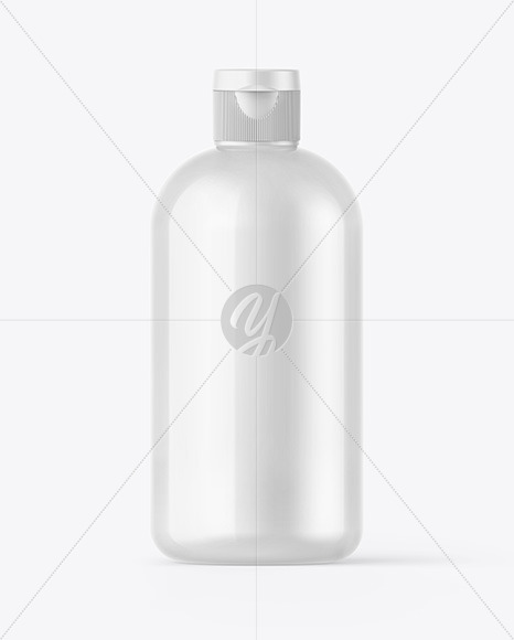 Glossy Plastic Bottle Mockup