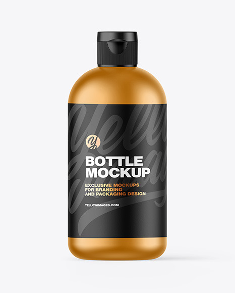 Metallic Bottle Mockup