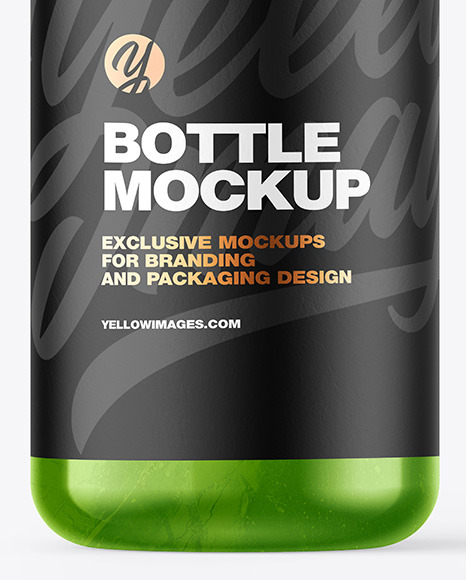 Metallic Bottle Mockup