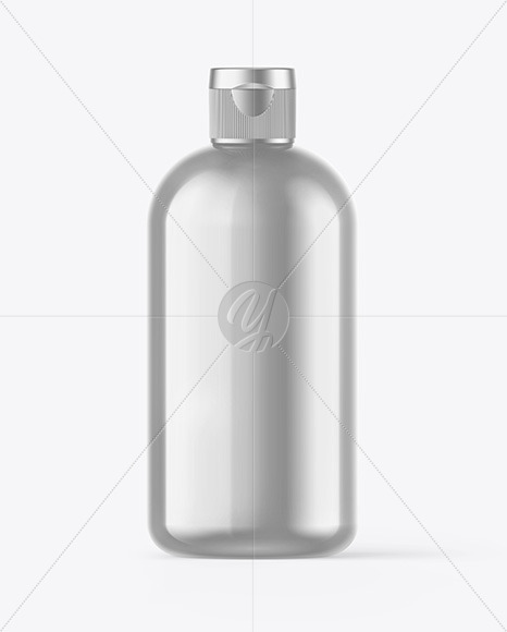 Metallic Bottle Mockup