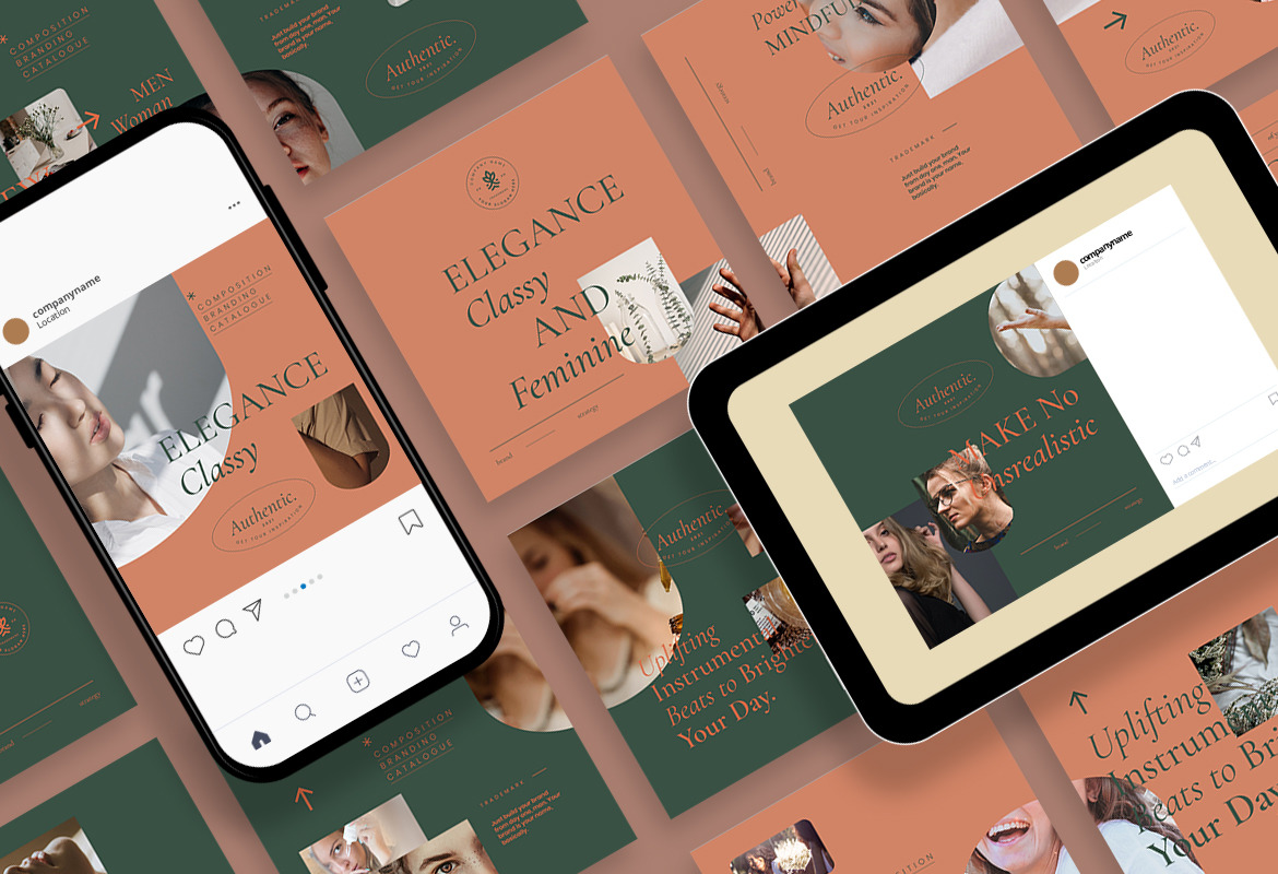 Luxury Instagram Carousel Post Template Luxury Instagram Carousel Post Template