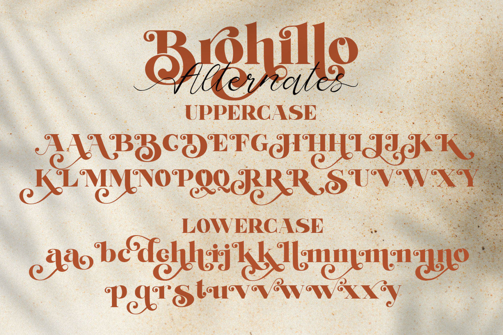 Brohillo Font Duo Brohillo Font Duo