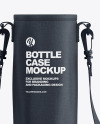 Matte Water Bottle W/ Case Mockup