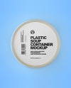 Plastic Soup Container Mockup