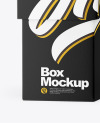 Glossy Opened Lipstick With Box Mockup