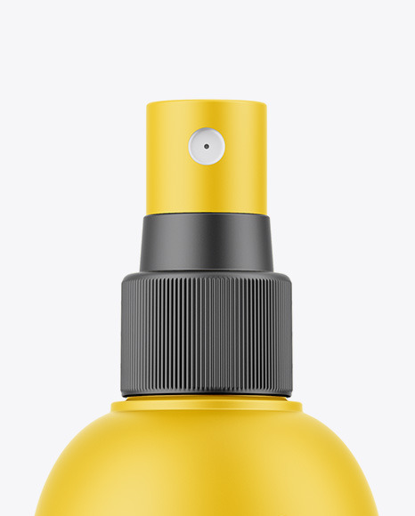 Matte Spray Bottle Mockup