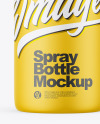 Matte Spray Bottle Mockup