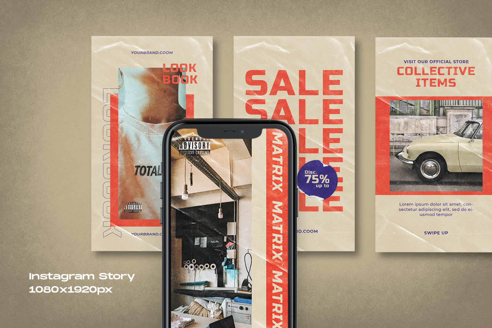 Metrix - Instagram Stories & Post Template Metrix - Instagram Stories & Post Template