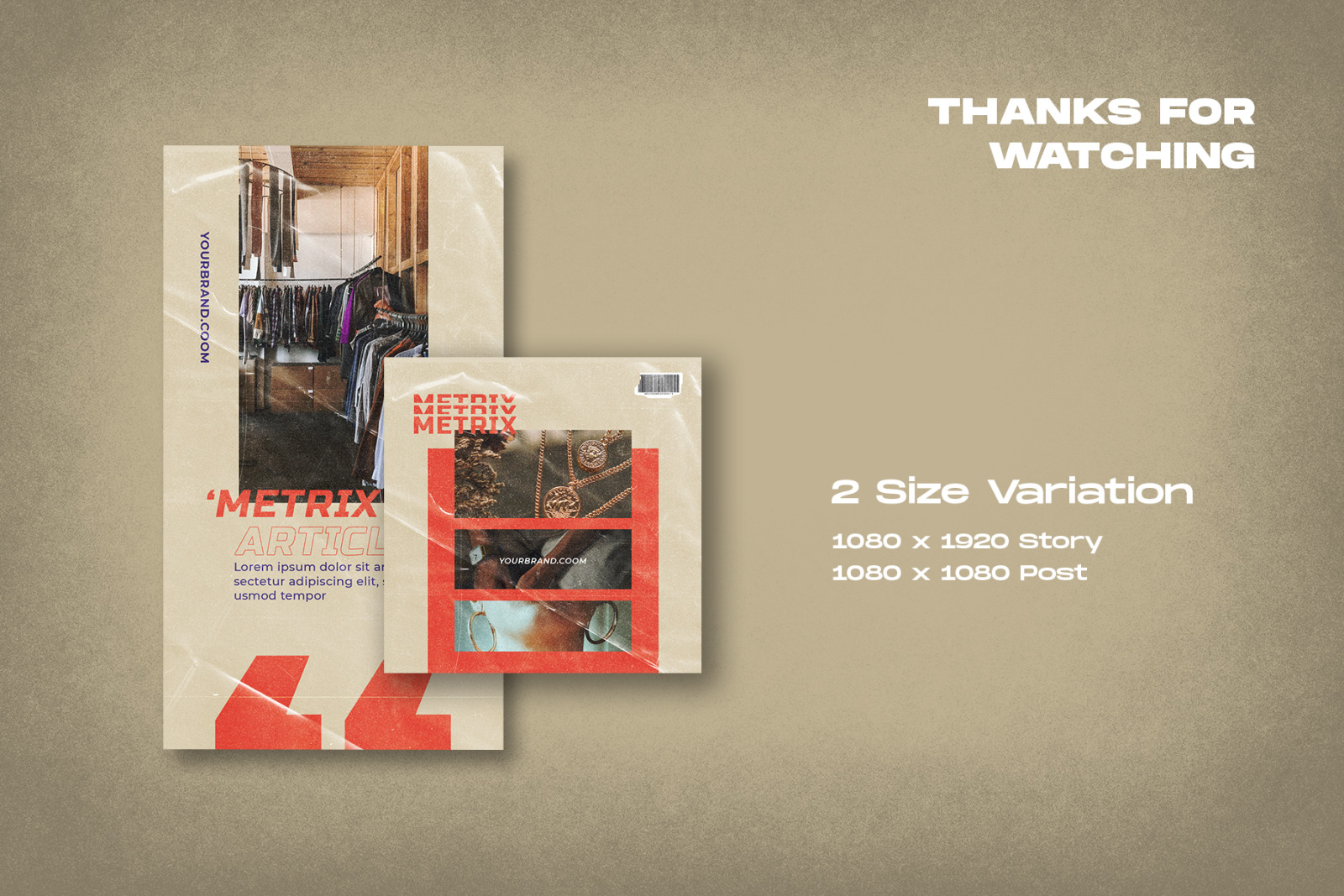 Metrix - Instagram Stories & Post Template Metrix - Instagram Stories & Post Template
