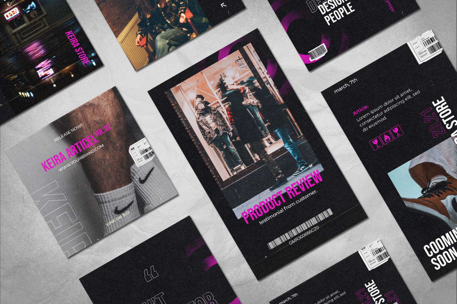 Keira - Instagram Stories & Post Template Keira - Instagram Stories & Post Template