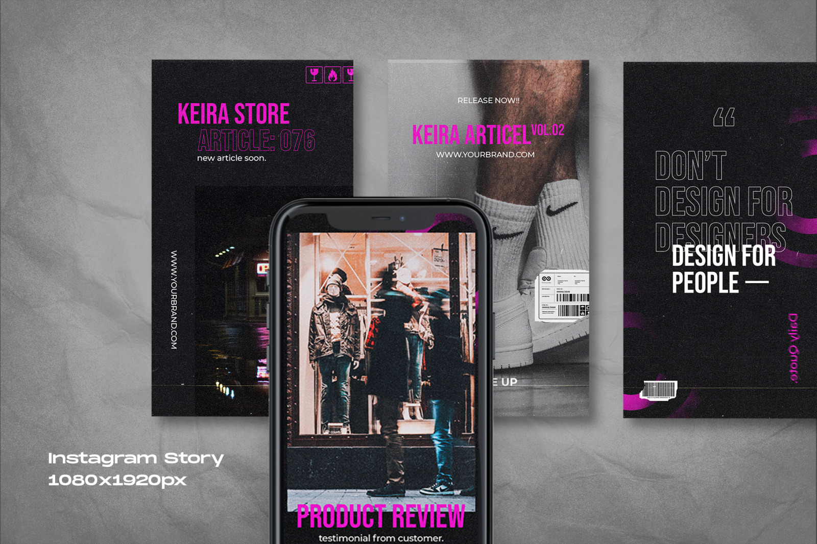 Keira - Instagram Stories & Post Template Keira - Instagram Stories & Post Template