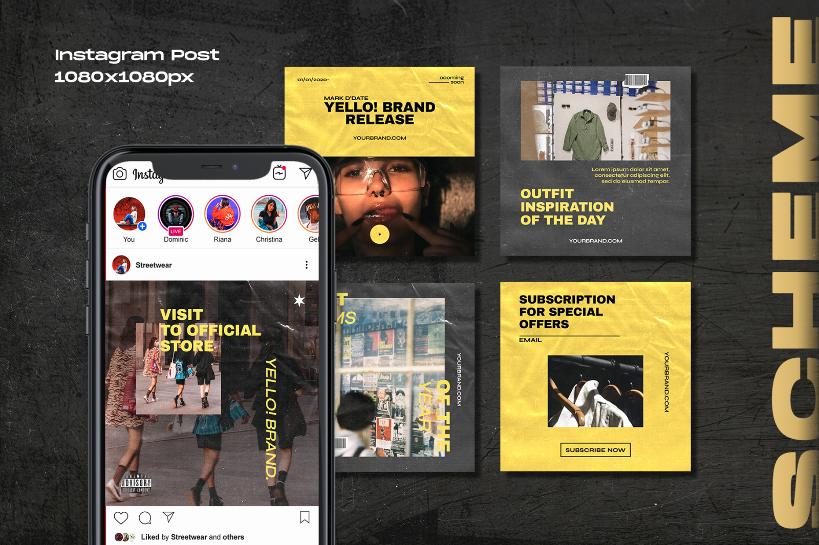 Yelo - Instagram Stories & Post Template Yelo - Instagram Stories & Post Template