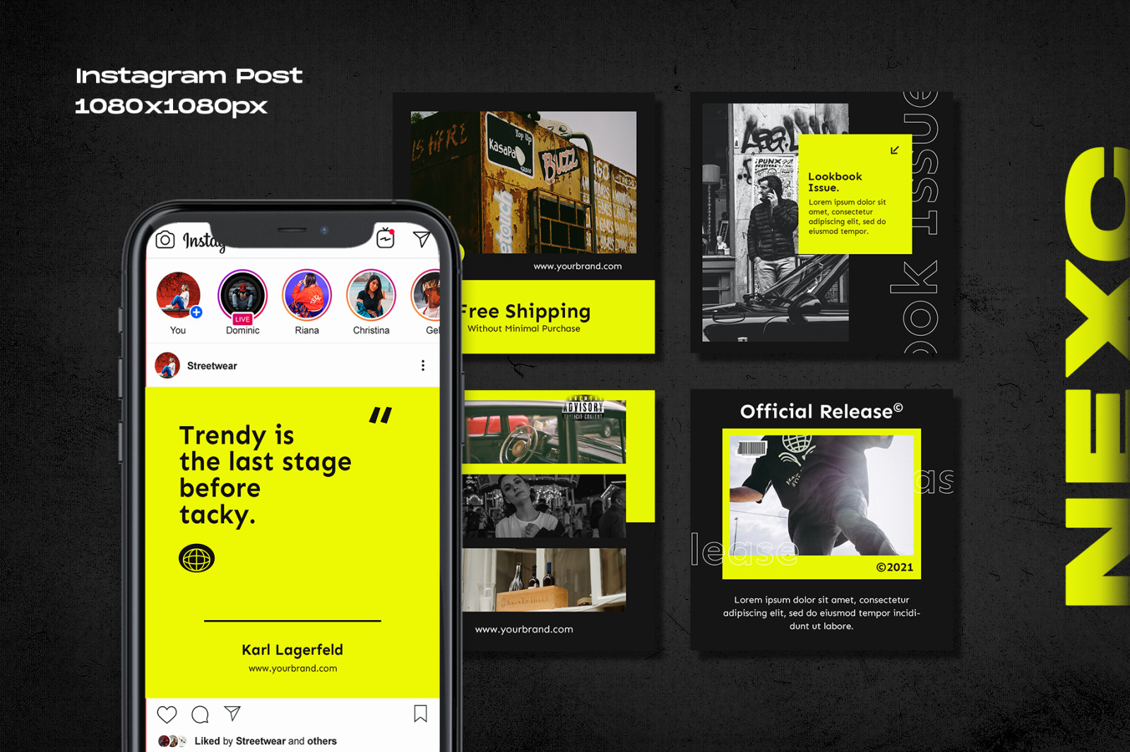 Nexc - Instagram Stories & Post Template Nexc - Instagram Stories & Post Template