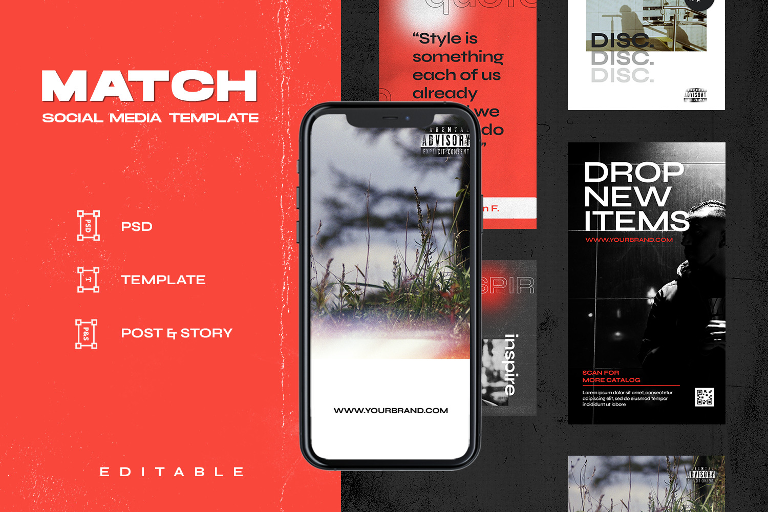 Match - Instagram Stories & Post Template Match - Instagram Stories & Post Template
