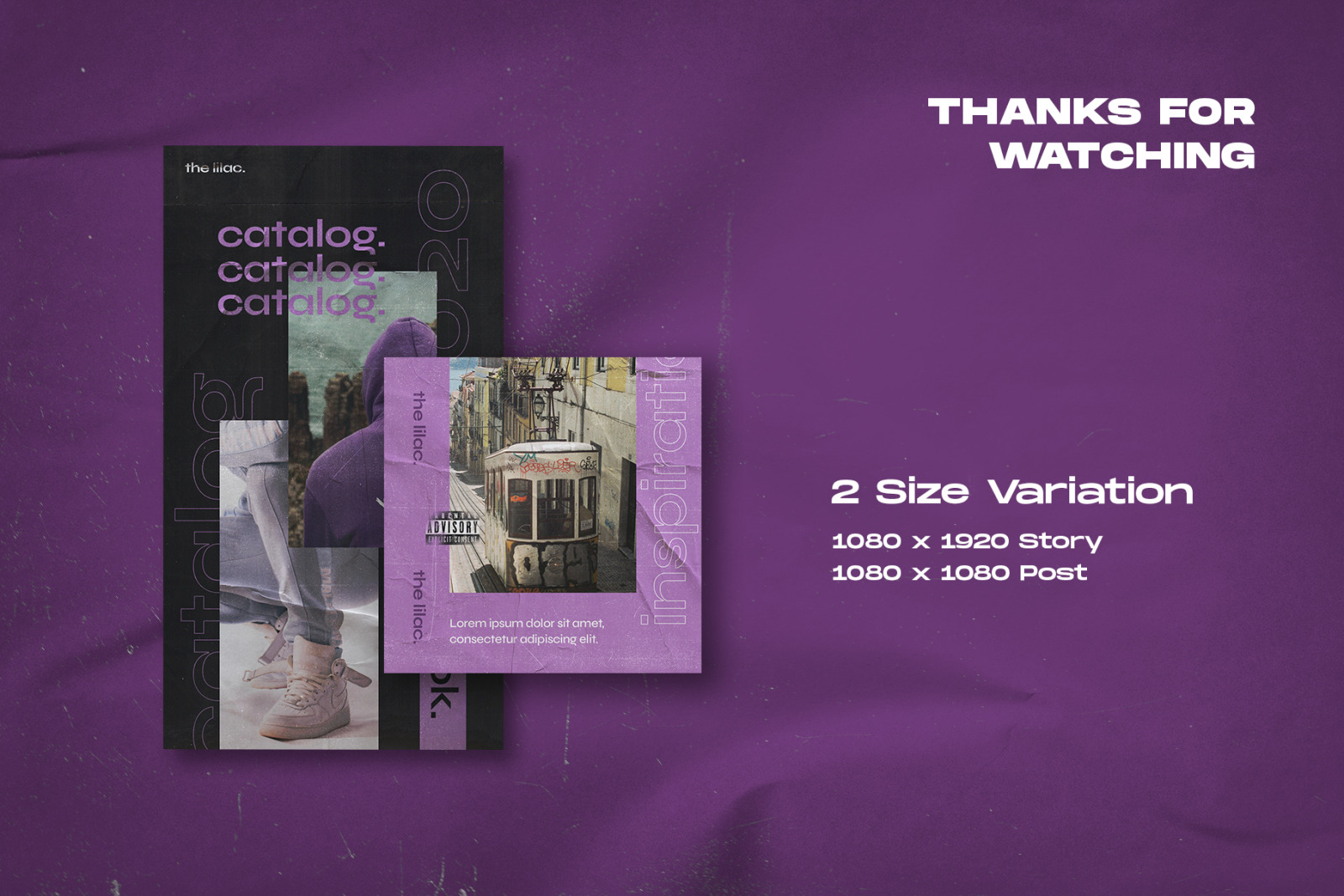 Lilac - Instagram Stories & Post Template Lilac - Instagram Stories & Post Template
