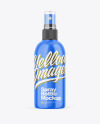 Glossy Spray Bottle Mockup