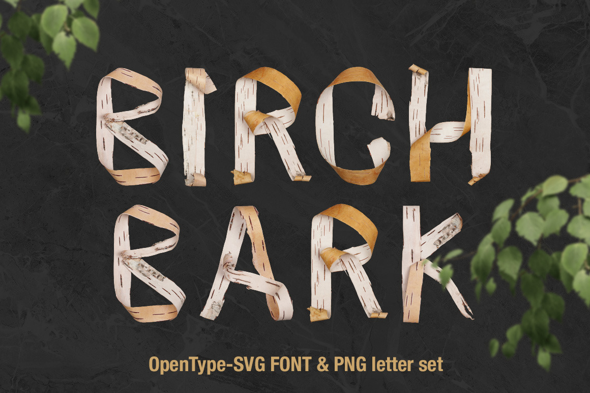 Birch Bark Font