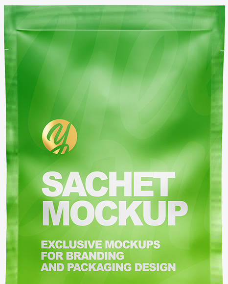 Matte Sachet Mockup