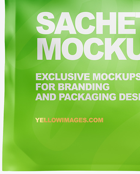 Matte Sachet Mockup