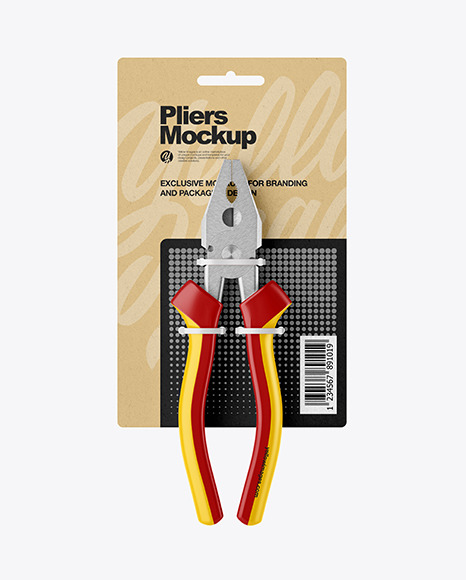 Pliers Mockup - Front View