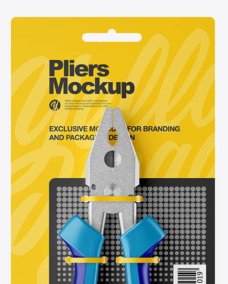 Pliers Mockup - Front View