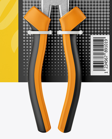 Pliers Mockup - Front View